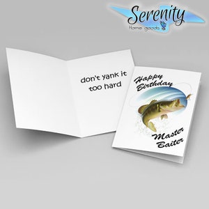 Cartes d'anniversaire drôles et hilarantes pour papa, père, homme | Joyeux anniversaire Master Baiter | Carte-cadeau Félicitations pour diplômé | Mélangeur