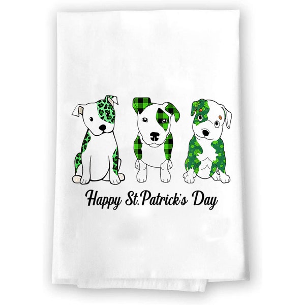 Saint Patrick's Day Home Decor | St. Patricks Decorative Towel |  Holiday Decoration | Shamrock Kitchen Towel | Bathroom Handmade Hand Towel