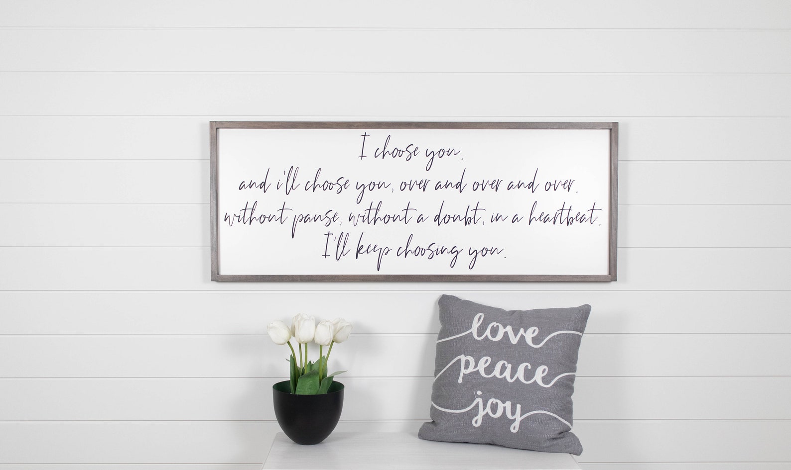 I Choose You Sign I'll Always Choose You Sign Bedroom - Etsy Canada