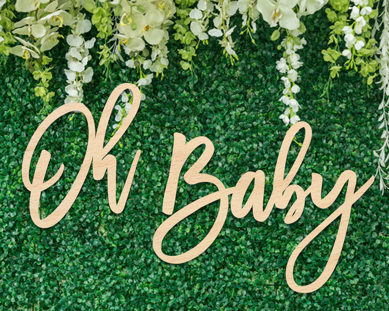 Oh Baby Wood Sign Baby Shower Sign Shower Backdrop Baby Etsy Canada
