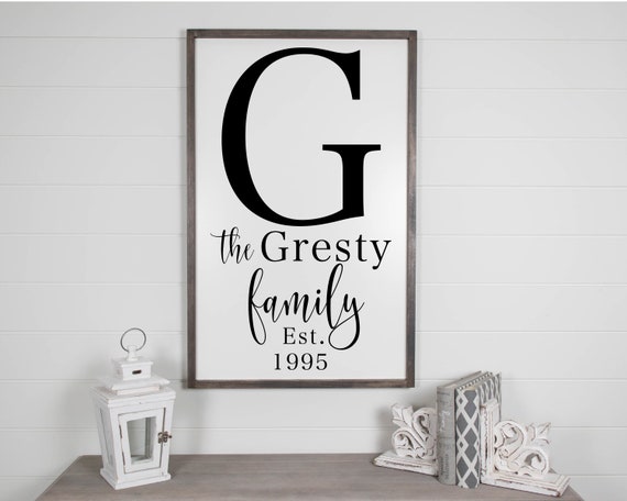 Family Signs Established