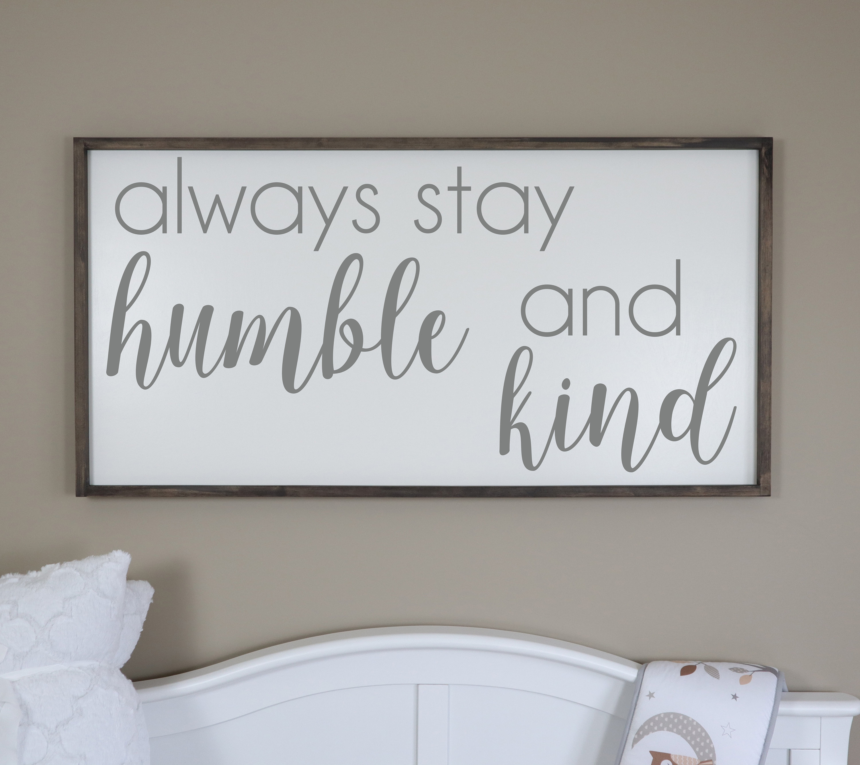 Always Stay Humble and Kind Sign Wood Signs Farmhouse Sign - Etsy Canada