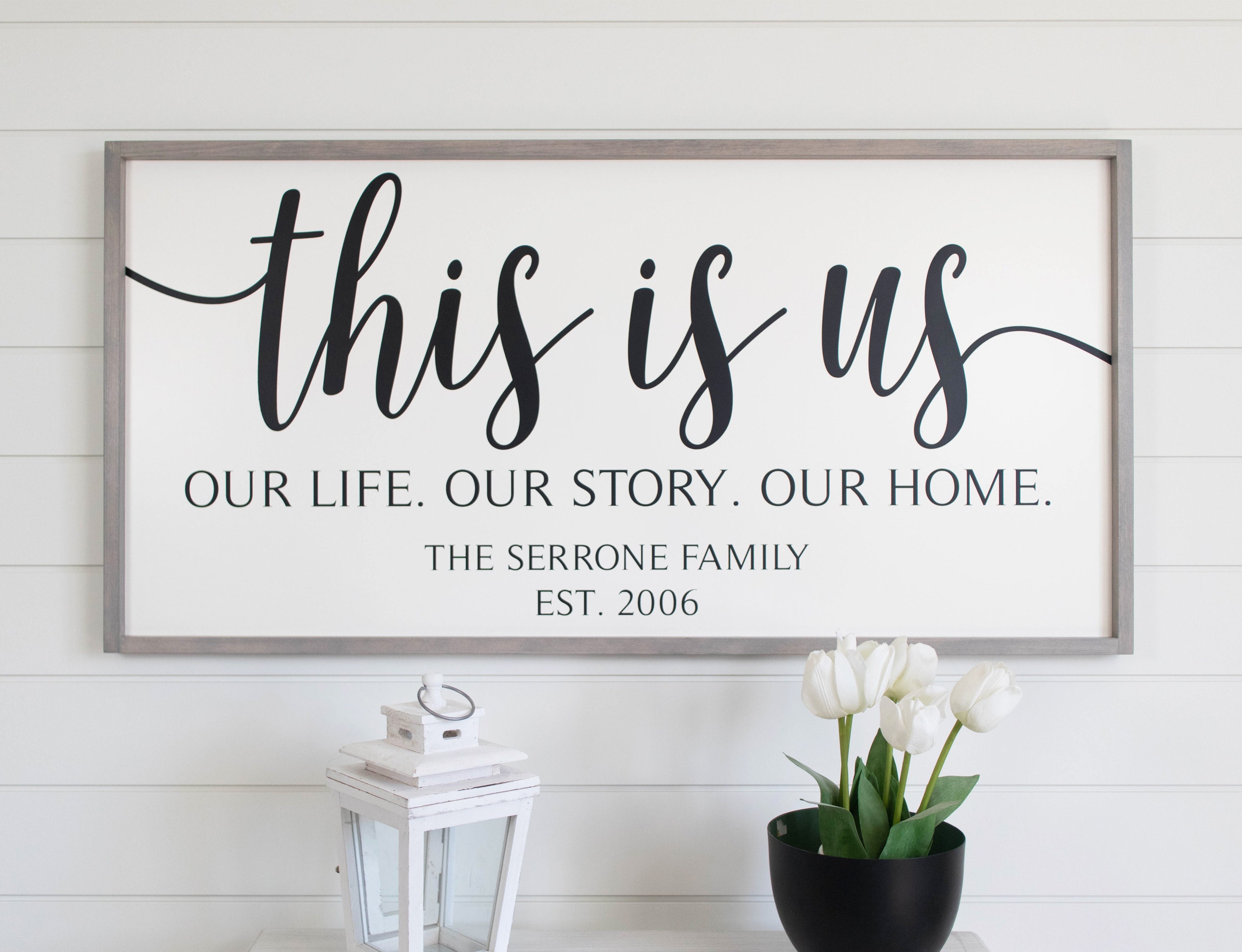 This is Us Sign Our Life Our Story Our Home Sign Framed Wood Etsy Canada