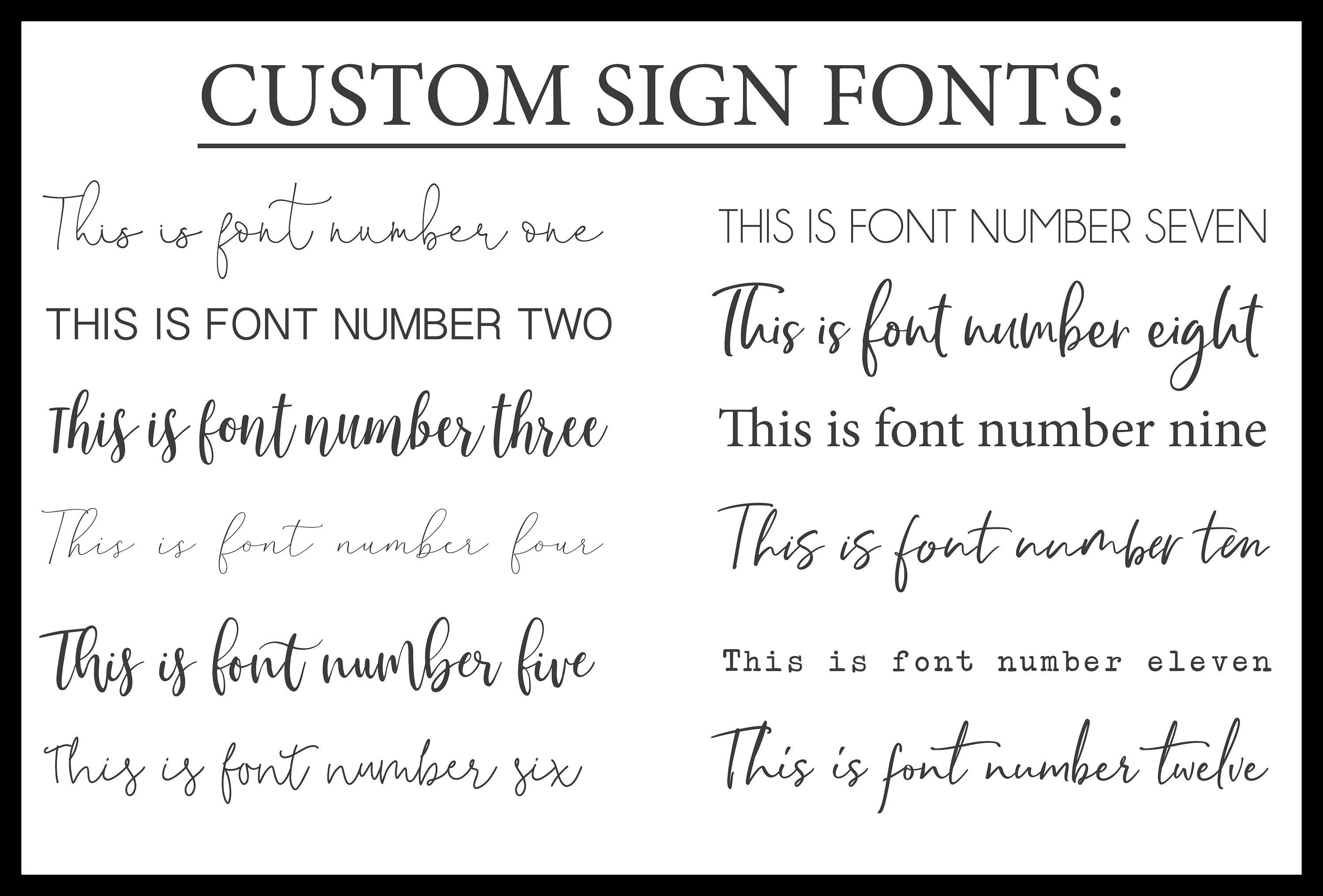 Custom Wood Signs Customized Wood Signs Custom Wooden Sign Etsy