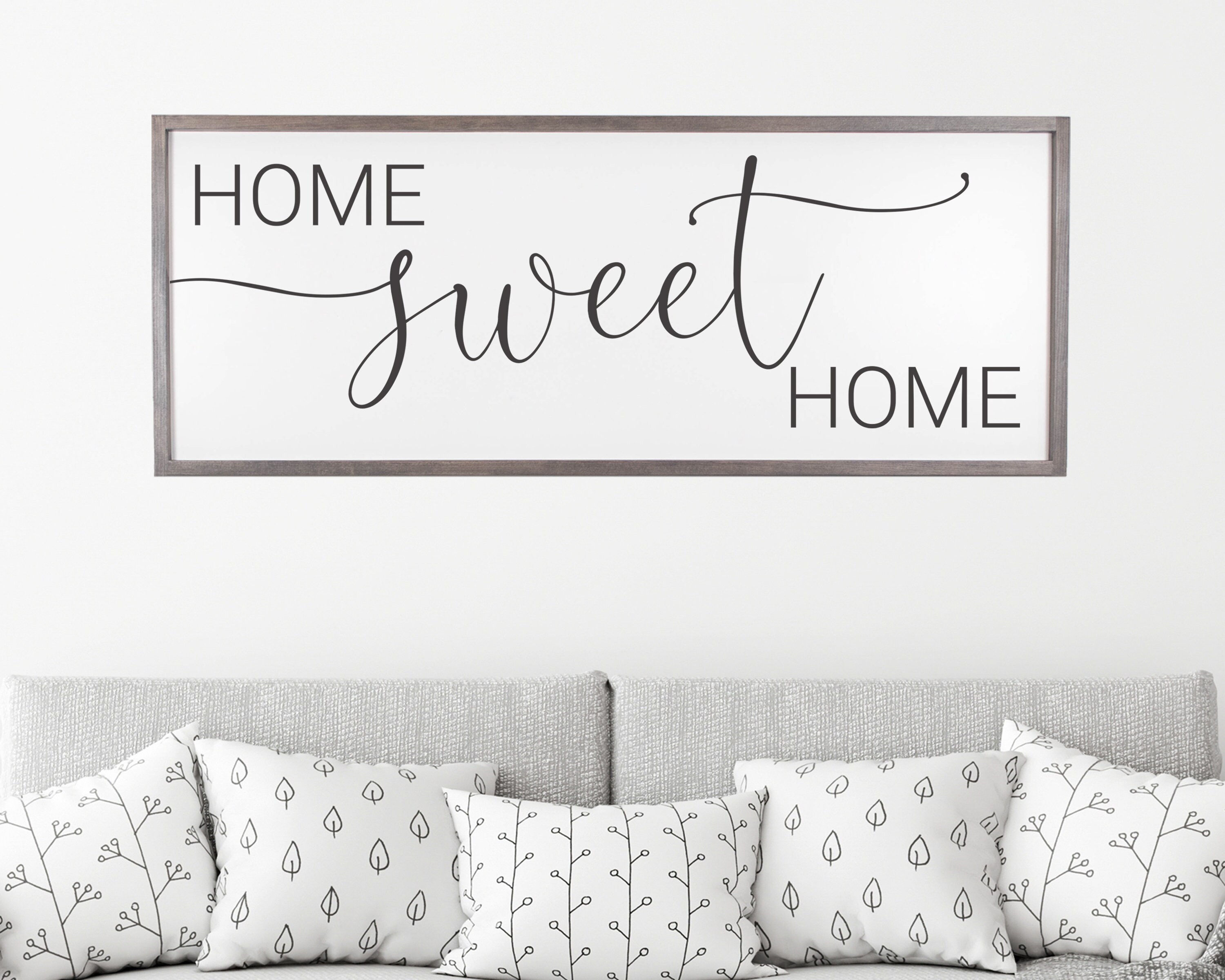 Home Sweet Home Sign Home Sign Home Wall Decor Above Couch Etsy