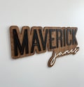 Large Custom Wood Name Sign, Nursery Name Sign, Boho Girl Name Sign, Above Crib Sign, Layered Baby Name Sign, Boy Name Sign, Cut Out Sign
