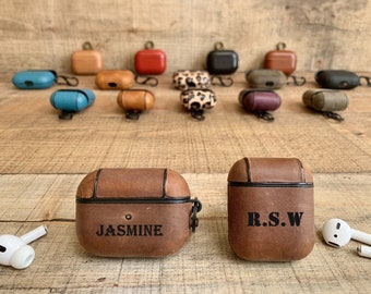 Custom Leather AirPods Case, Apple AirPods 1, 2 & Pro, Pro 2, Gen 3, Airpods Max Case, Airpods Cute, Earphones Case, AirPods Pro, Gen 3 Case