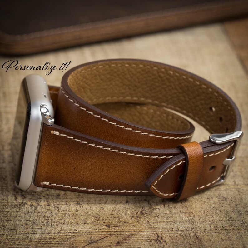 Russet Leather Dual Tour Watch Band Apple Galaxy - Fossil Double Wrap Leather Watch Russet Leather Dual Tour Watch Band Apple Galaxy - Fossil Double Wrap Leather Watch