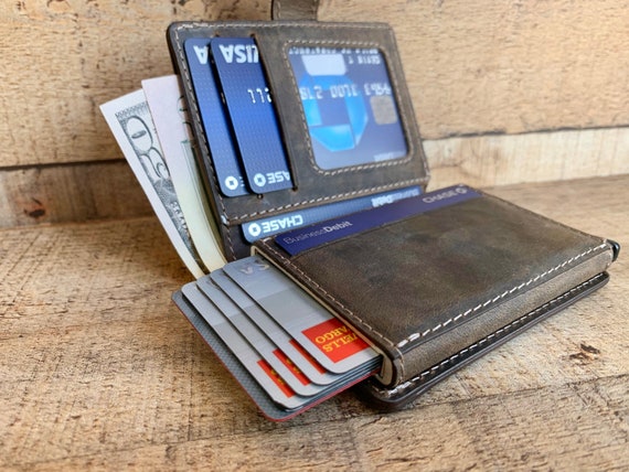 Antic Mocha Leather RFID Blocking Wallet & Card Holder 
