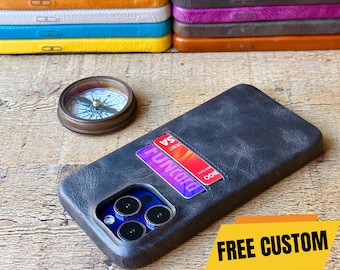 iPhone 12 Pro Case - Folio Flip Wallet Phone Case - Custodia per telefono a portafoglio Classic Folio, in pelle premium, porta carte di credito, chiusura magnetica, custodia antiurto a flip