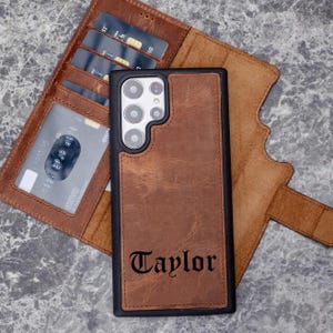 Capa de couro personalizada para Samsung, Galaxy S25, S24, S23, S22, S21, S20, S9, S8 Plus, Note 20, 10, 9 capa carteira Samsung Wallet Galaxy Capas personalizadas