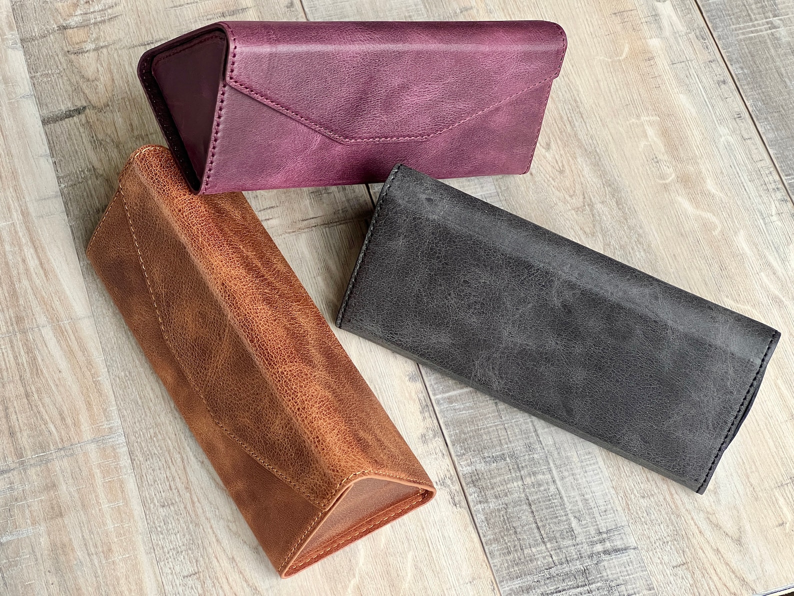 Genuine Leather Sunglass Holder