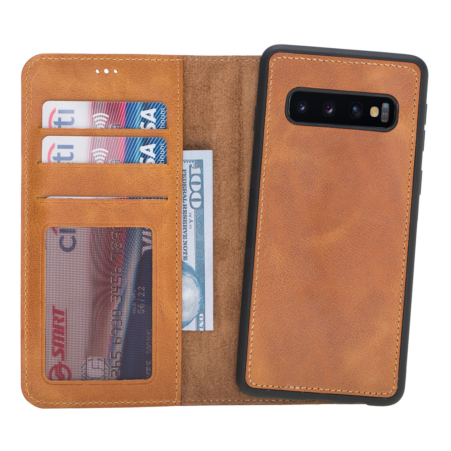 waarschijnlijkheid Stoel inval Antic Amber Leather Samsung Case Galaxy S8 S8 Plus S9 S9 - Etsy