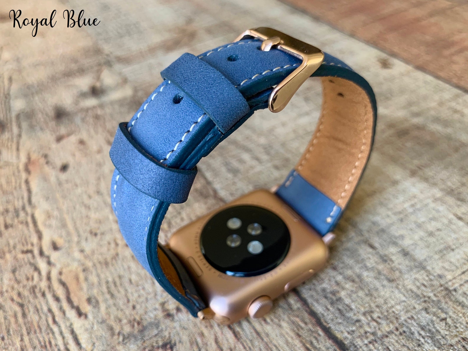 Custom Leather Watch Band Apple Watch Band 38 40 41 42 Etsy