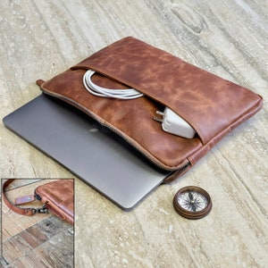 Bolso de hombro de cuero personalizado, bolso de mensajero, funda para MacBook, bolso para computadora portátil, funda para MacBook, fundas para iPad, bolsa para computadora portátil, funda para iPad, funda de cartera