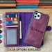 Antic Purple Leather iPhone 14, 13, 12, 11, X, XS Max, XR, 8, 7, 6 Plus Case, Detachable iPhone Wallet Case Magnetic iPhone Card Holder Case 