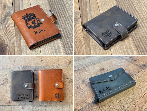 Leather (Genuine) Wallets & Card Cases for Women