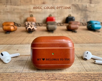 カスタムレザーAirPodsケース、Apple AirPods 1、2、Pro、Pro 2、Gen 3、AirPods Max、パーソナライズされたAirpodsケース、Airpods Cute、イヤホンケース