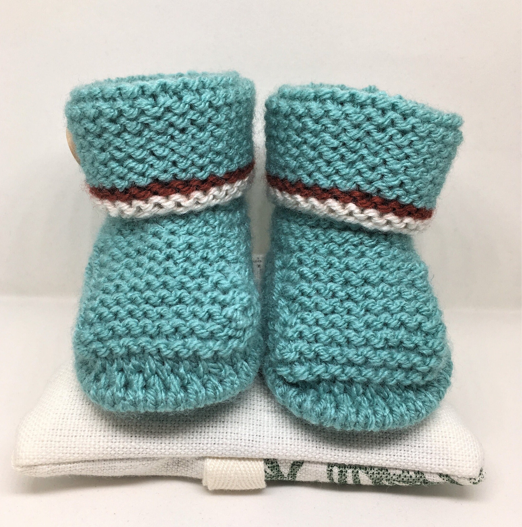 Kiran knitting baby booties sale