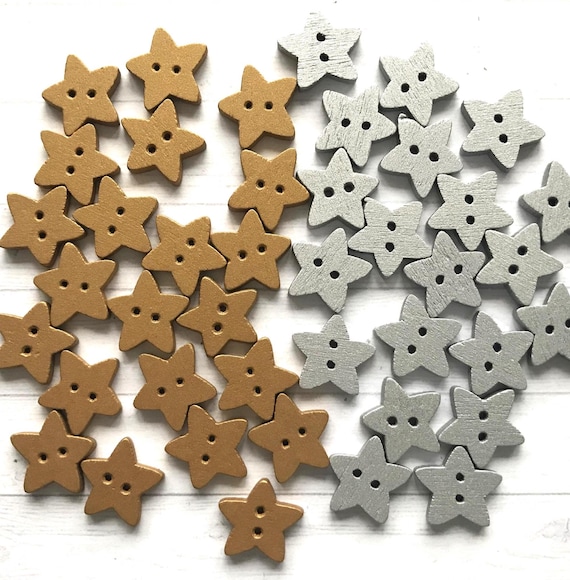 Star buttons craft discount