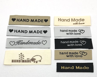 CLOTH 'Handmade' labels (pack of 10)
