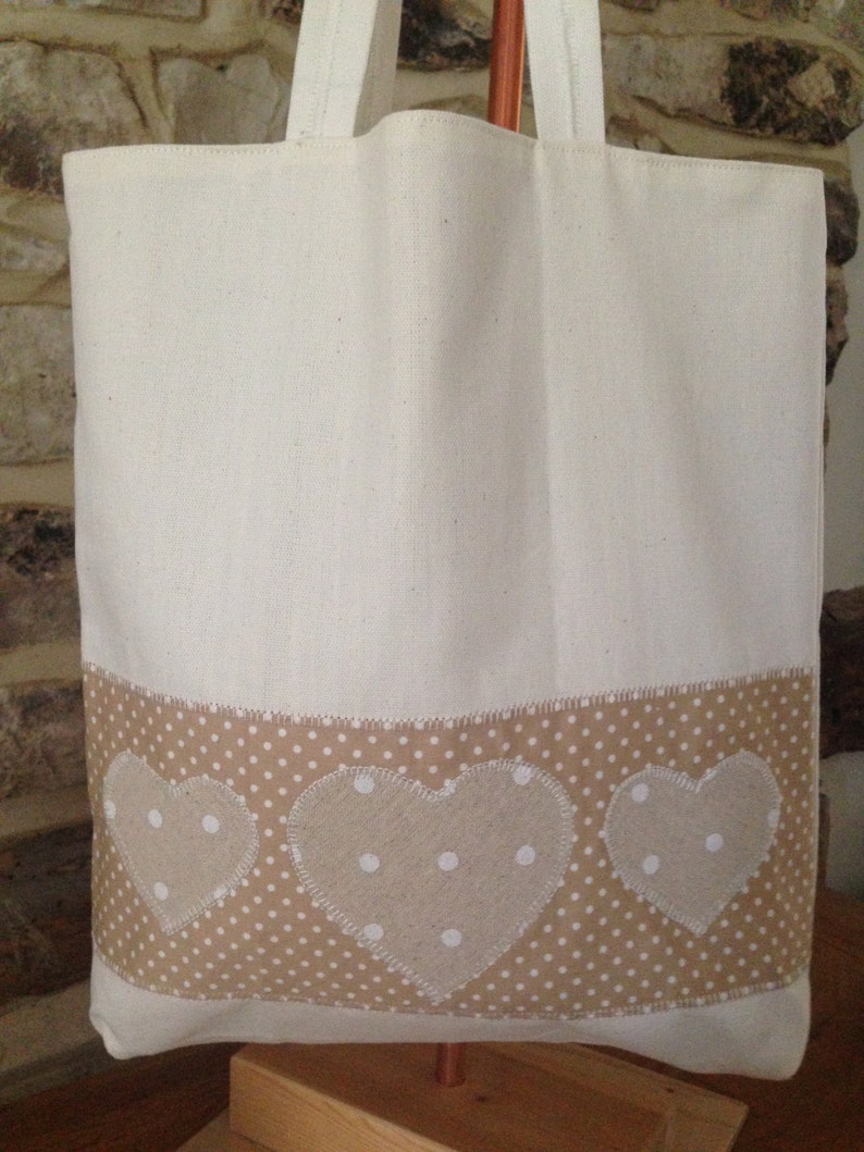 Cotton tote bag Handmade TOTE BAG Shopping Bag Geese design Fish design Coastal theme.