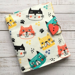 Handmade sewing case, Cute cat print needle case, sewing accessory,  Cat print handmade sewing case