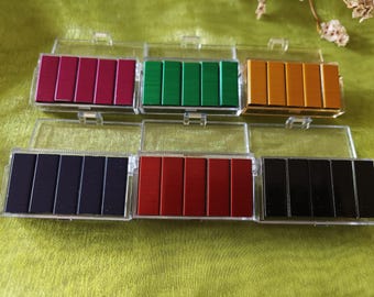 Colored Staples, Mini Stapler Refills, Pink, Green, Gold, Blue, Red, Black