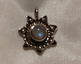 Moonstone pendant sterling silver