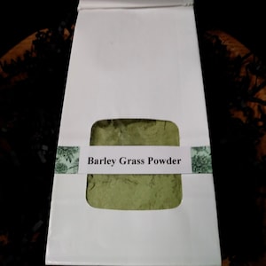 Barley Grass Powder, Gluten Free, Non-GMO, Vegan,