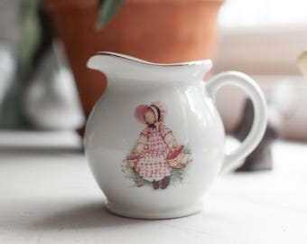Vintage Porcelain Creamer, "A Mother's Remembrance" Designer Collection