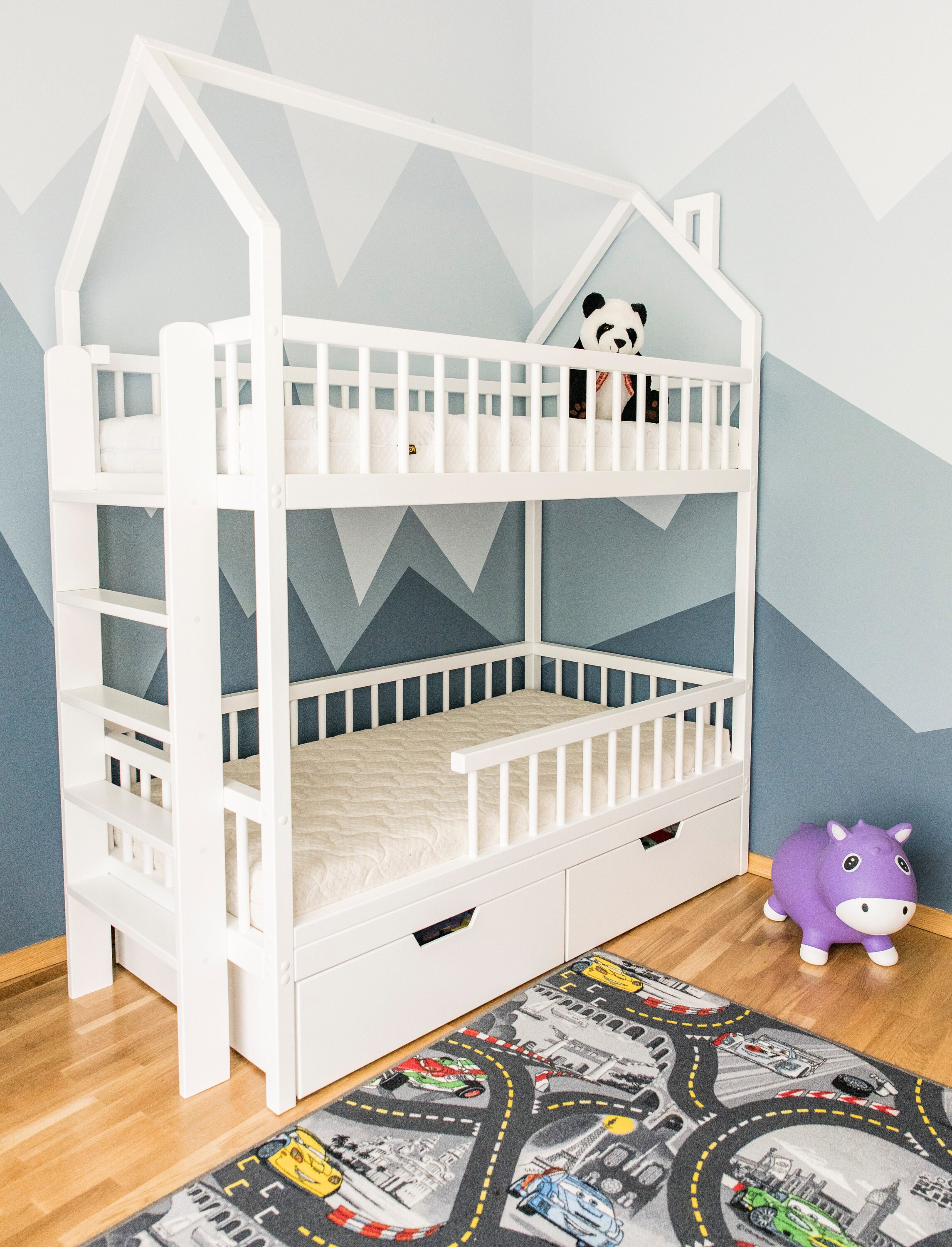 Bunk Beds Kids Children Bed Toddler Loft Twin With Storage For