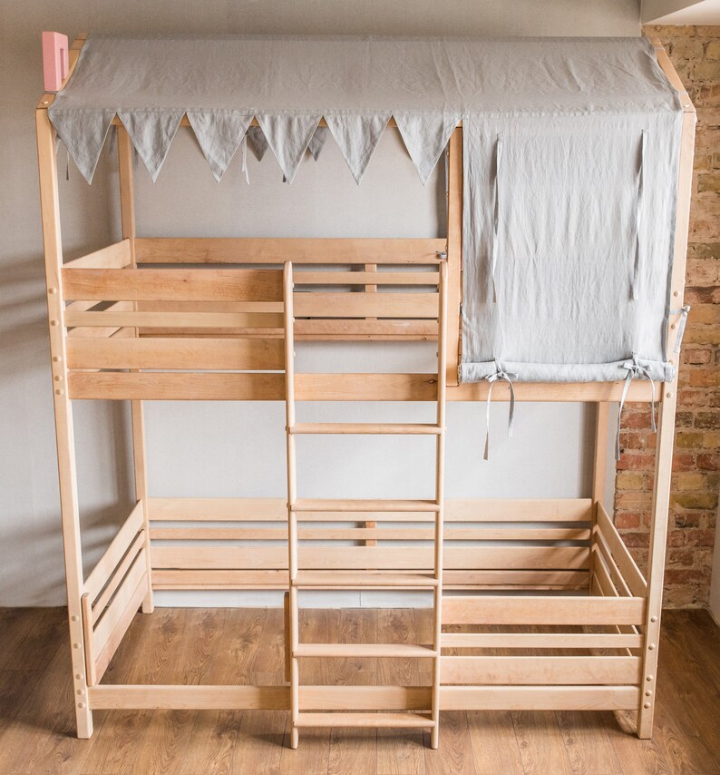 Hochbett Kinder Etsy / Etagenbett für Kinder, Hochbett, Spielhaus