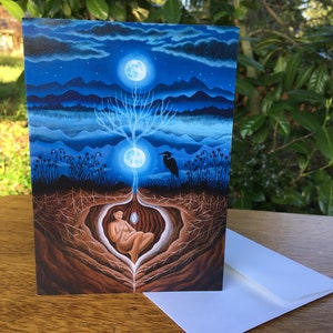 Greeting Cards! A Time to Go Inward- Greeting Card - (plain inside)