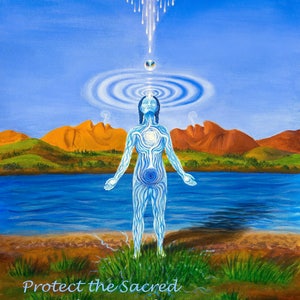 We Are Water - Large Print Art 8&quot; x 10.5&quot; - In Solidarity With Standing Rock