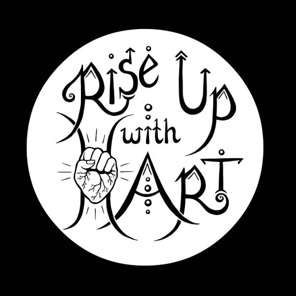 Stickers! Rise Up with HART - 2.5" Round Stickers