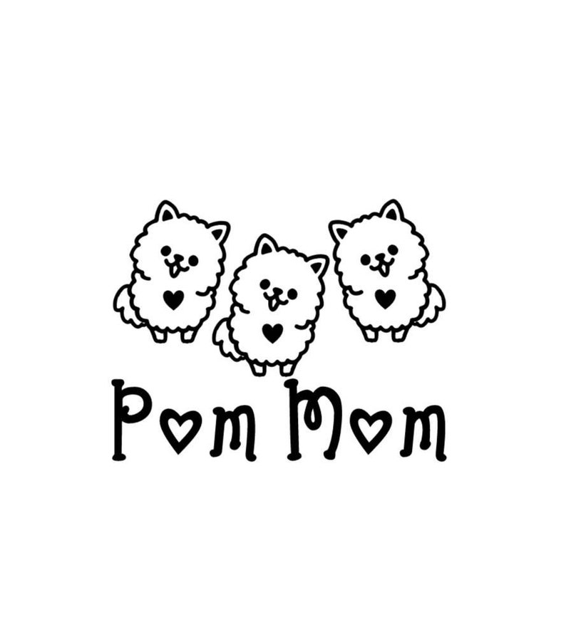 Pomeranian Dog Pom Mom Kitchen Towel Flour Sack Towel Dog Mom Gift Dog Lover Pommy Mommy Pom Dad