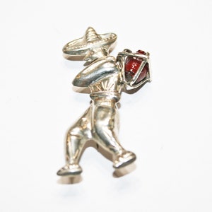 Vintage Taxco Sterling Silver Figural Brooch