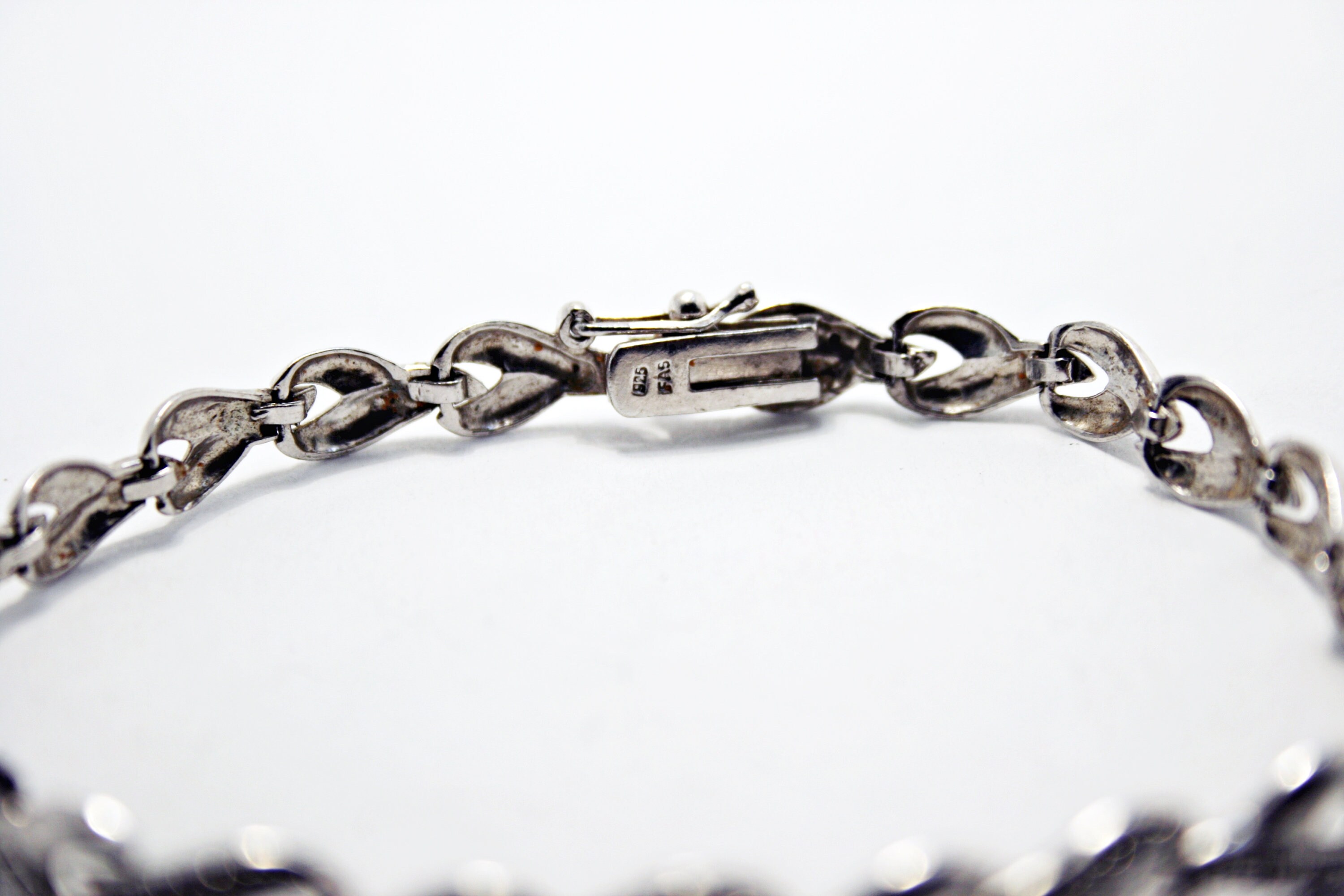 Sterling Silver Tennis Bracelet 7.5