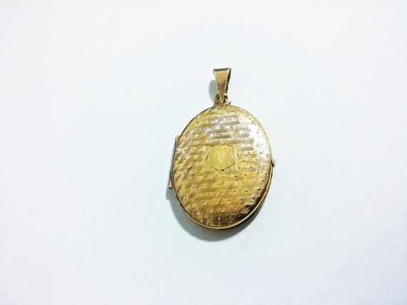 Antique Victorian 835 Silver Vermeil Locket - image 4