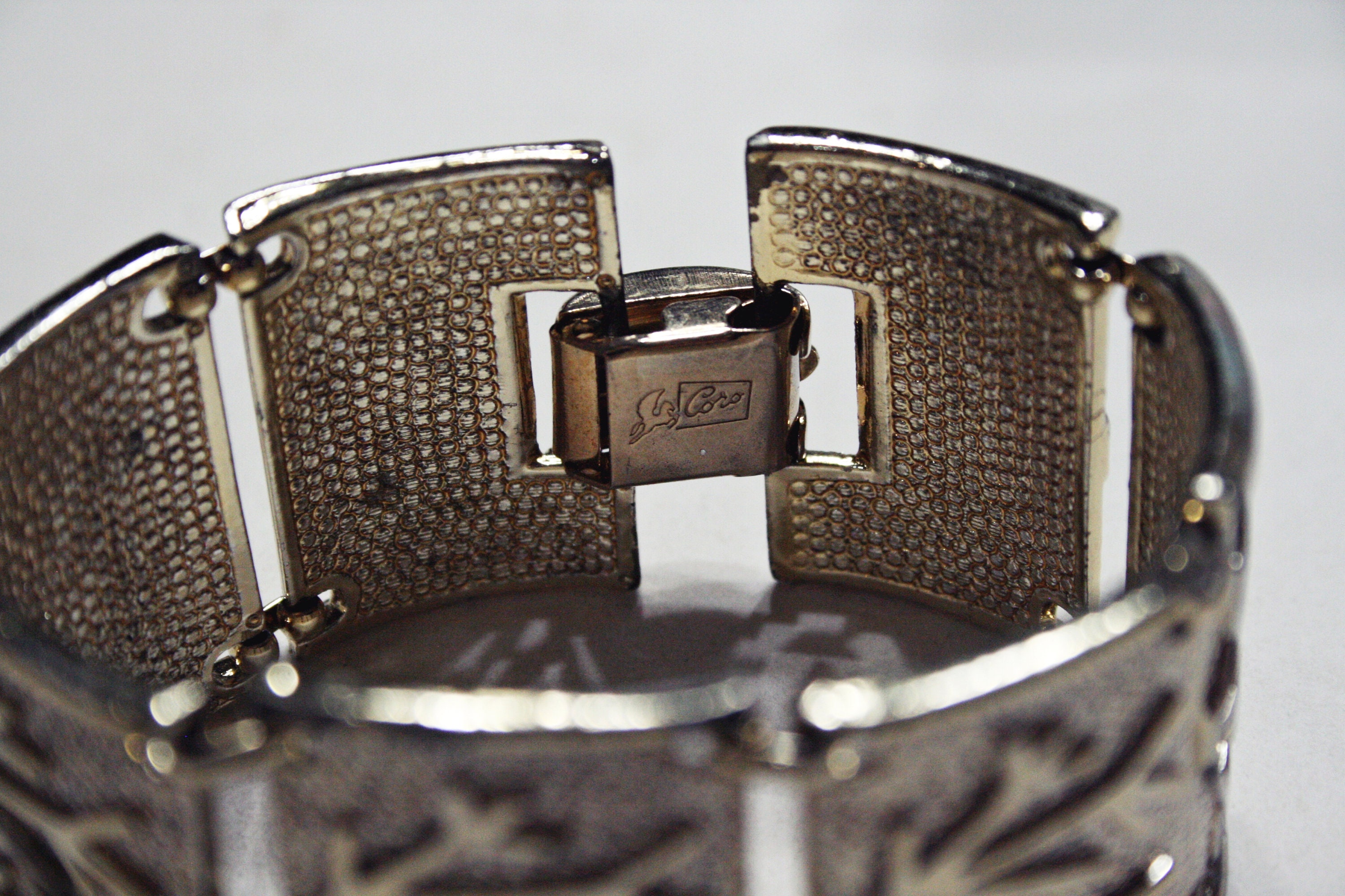 Cora Beaded Metal Cuff Bracelet - Turquoise main image 1