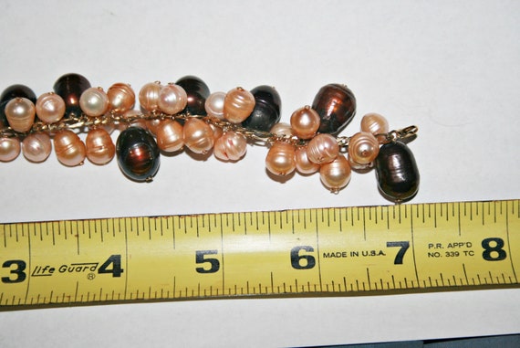 Vintage 18k Gold Filled Genuine Freshwater Pearl … - image 6