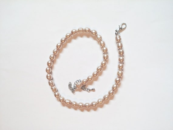 Vintage Faux Pearl Necklace - image 6