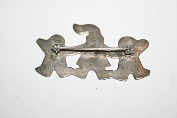 2" Vintage Sterling Silver Kids Brooch - image 4