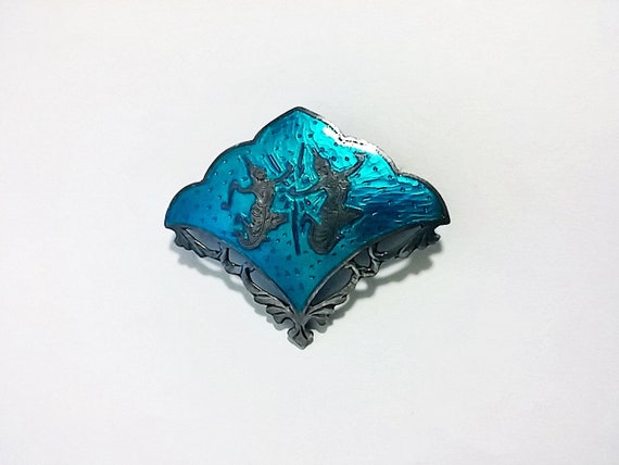 c1940s Siam Sterling Silver Brooch - image 1