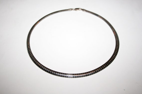 Sterling Silver Collar Necklace - image 6
