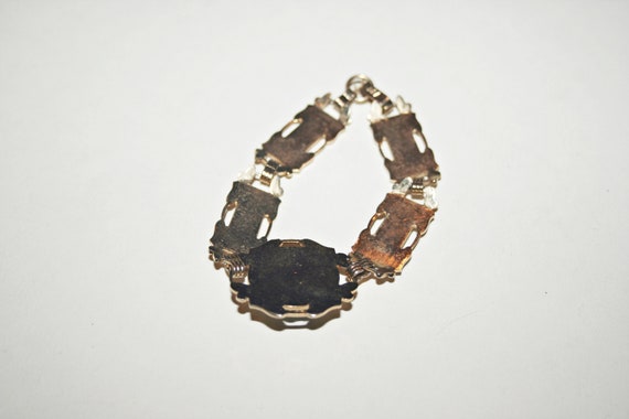 Mid Century Louisiana Souvenir Panel Bracelet - image 9