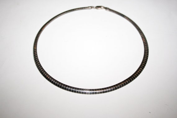 Sterling Silver Collar Necklace - image 8