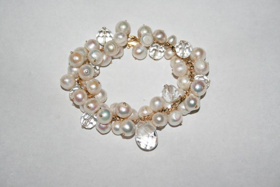 Vintage 18k Gold Filled Genuine Freshwater Pearl … - image 10