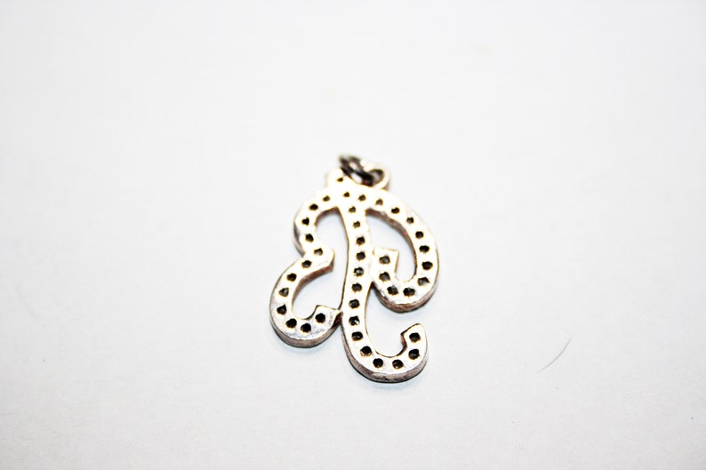 Vintage Sterling Silver Initial B Pendant
